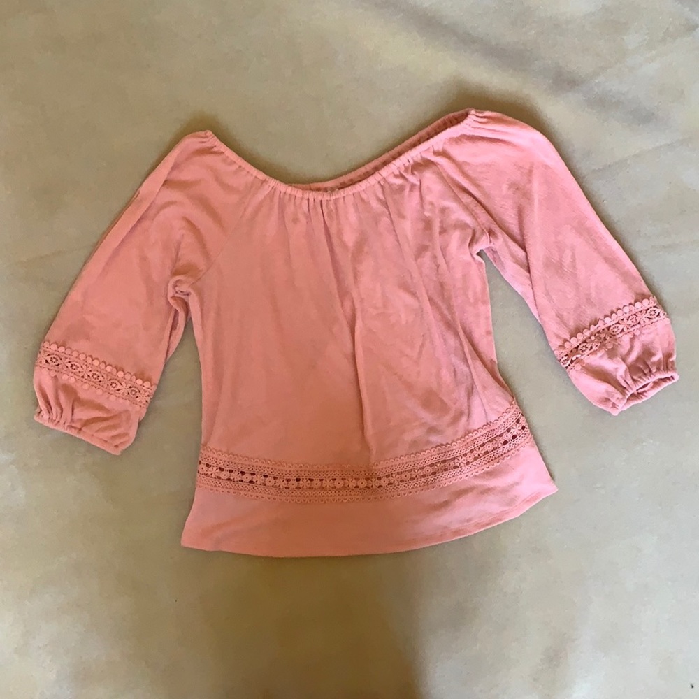 Pink Long Sleeve Top